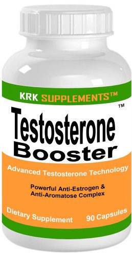 1-Bottle-Testosterone-Booster-Anti-Estrogen-Anti-Aromatase-Complex-Tribulus-Terrestris-Extract-Chrysin-Diindolylmethane-DIM-Eurycoma-Longifolia-Jack-Gamma-Oryzanol-90-Capsules-KRK-Supplements-0
