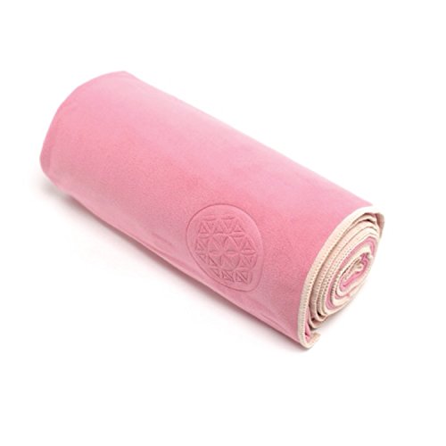 1-Rated-Hot-Yoga-Towel-Mat-Sized-Microfiber-Super-Absorbent-Anti-slip-Injury-Free-265x72-Best-Microfiber-Accessory-for-Hot-Yoga-Exercise-Fitness-Pilates-and-Yoga-Gear-Lifetime-Guarantee-Pink-0