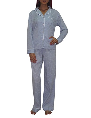 2-PCS-SET-Womens-Victorias-Secret-Gorgeous-Sleepwear-Pajama-Set-M-Light-Blue-0