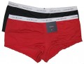 2-Tommy-Hilfiger-Womens-Boyshorts-Underwear-Panties-Red-Black-Medium-M-0