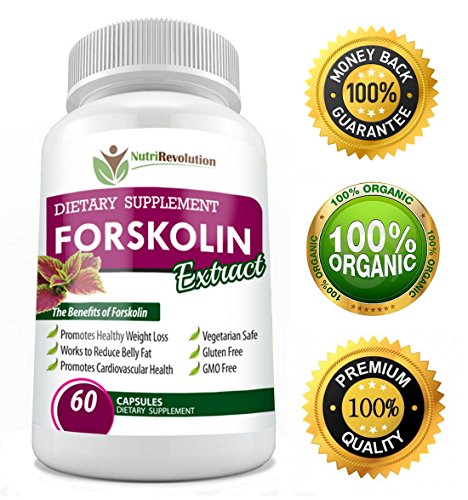 250mg-FORSKOLIN-Root-Extract-Coleus-Forskohlii-by-NutriRevolution-20-Standardized-Pure-Forskolin-Premium-60-Capsules-1-Bottle-See-Reviews-Inside-Great-For-Weight-Loss-combined-with-Pure-Garcinia-Cambo-0