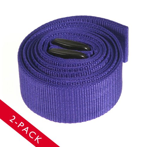 2pk-Effortless-9ft-Adjustable-Yoga-Stretching-Strap-Purple-0