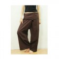 Brown-Thai-Massage-Pants-Thai-Fisherman-Pants-Yoga-Summer-Beach-Pants-0