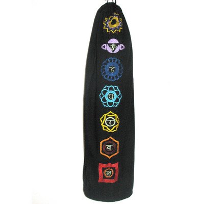 Chakra-Drawstring-Yoga-Mat-Bag-in-Black-0