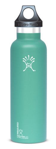 Hydro-Flask-Insulated-Stainless-Steel-Water-Bottle-Standard-Mouth-Green-Zen-21-Ounce-0