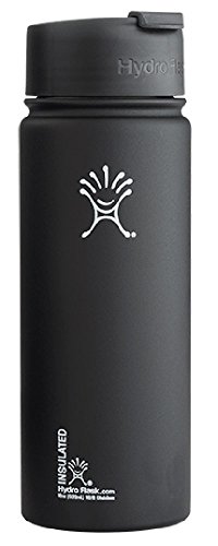 Hydro-Flask-Stainless-Steel-Water-Bottle-Vacuum-Insulated-Wide-Mouth-Black-Butte-18-oz-0
