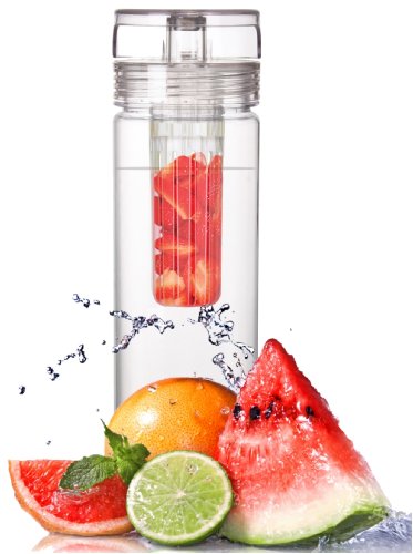 Infuser-Water-Bottle-27-Ounce-FREE-Recipe-Booklet-with-Order-Made-of-Eastman-TritanTM-Create-Your-Own-Flavored-Water-Naturally-with-Ingredients-YOU-Select-The-Fun-Healthy-Way-to-Enjoy-Your-Daily-Water-0