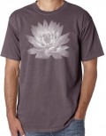 Mens-Lotus-Flower-Pastel-Color-Tee-Shirt-Small-Wine-0