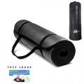OM-Exercise-Yoga-Mat-12-Inch-Extra-Thick-72-Inch-Extra-Long-High-Density-Foam-with-Yoga-Mat-Bag-and-Sling-by-EliteTrend-Free-63-Pages-eBook-Fitness-The-Guide-to-Staying-Healthy-100-Satisfaction-Guaran-0