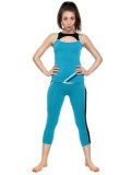 Simplicity-Fashionable-Jogging-Set-Durable-Tank-Top-and-Capri-Pants-M-0