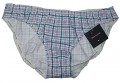Tommy-Hilfiger-Women-Ruched-Bikinis-Underwear-Panties-Blue-Plaid-M-Medium-0