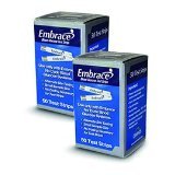 100-EMBRACE-Blood-Glucose-Test-Strips-2-Boxes-of-50-includes-FREE-Lancets-0