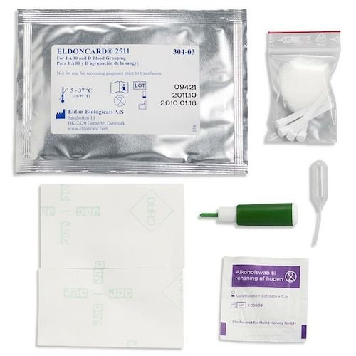 3-Pack-Eldoncard-Blood-Type-Test-Complete-Kit-air-sealed-envelope-safety-lancet-micropipette-cleansing-swab-0