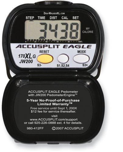 ACCUSPLIT-AE170XLG-Pedometer-with-Steps-Distance-Goal-Setting-and-Calories-Burned-0