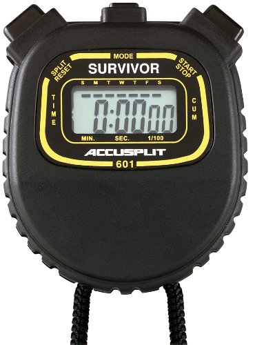 ACCUSPLIT-Survivor-S1XL-Stopwatch-Cumulative-Split-Clock-Black-0