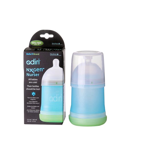 Adiri-NxGen-Newborn-Nurser-Baby-Bottle-Blue-55-Ounce-0