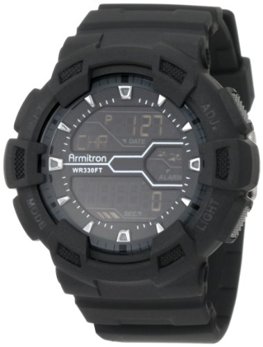 Armitron-Sport-Mens-408246MBLK-Black-Resin-Digital-World-Time-Chronograph-Watch-0