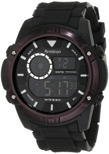Armitron-Sport-Mens-408257BLK-Chronograph-Black-Resin-Digital-Watch-0