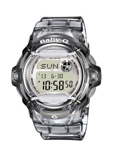 Baby-G-Black-Collection-Transparent-Resin-Grey-Dial-Womens-Watch-BG169R-8-0