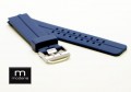 NAVY-BLUE-24mm-Double-Tang-Modena-Italian-Rubber-Dive-Watch-Band-for-Luminox-etc-0