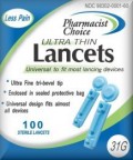 Pharmacist-Choice-Twist-Top-31G-Lancets-100s-898302001609-0