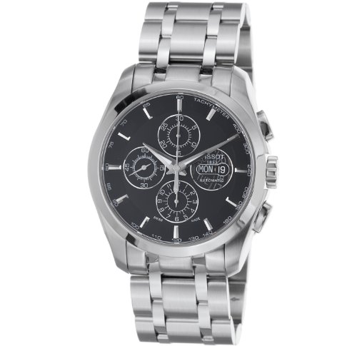 Tissot-Mens-T0356141105100-Couturier-Stainless-Steel-Automatic-Black-Dial-Watch-0