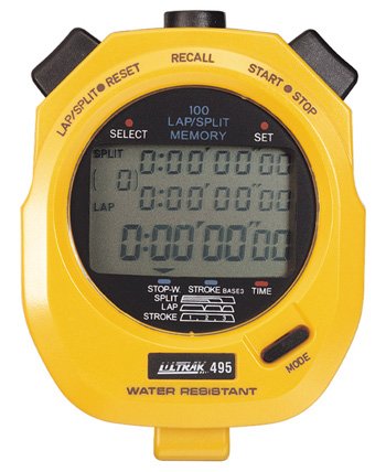 ULTRAK-495-Professional-Stopwatches-100-Lap-Memory-Yellow-0
