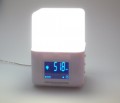 Wake-Up-Cube-Sunrise-Alarm-Clock-with-Natural-White-LED-Light-and-FM-Radio-0